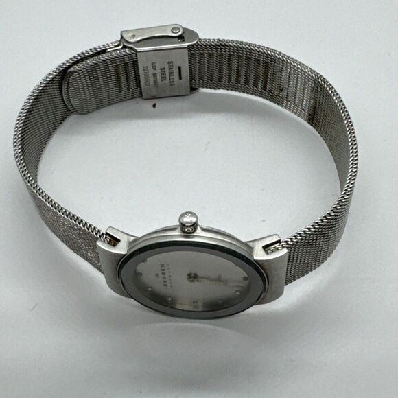 Skagen Freja 358SSSD Women Silver Stainless Steel Mesh Analog Dial Watch JNA554 main image 8